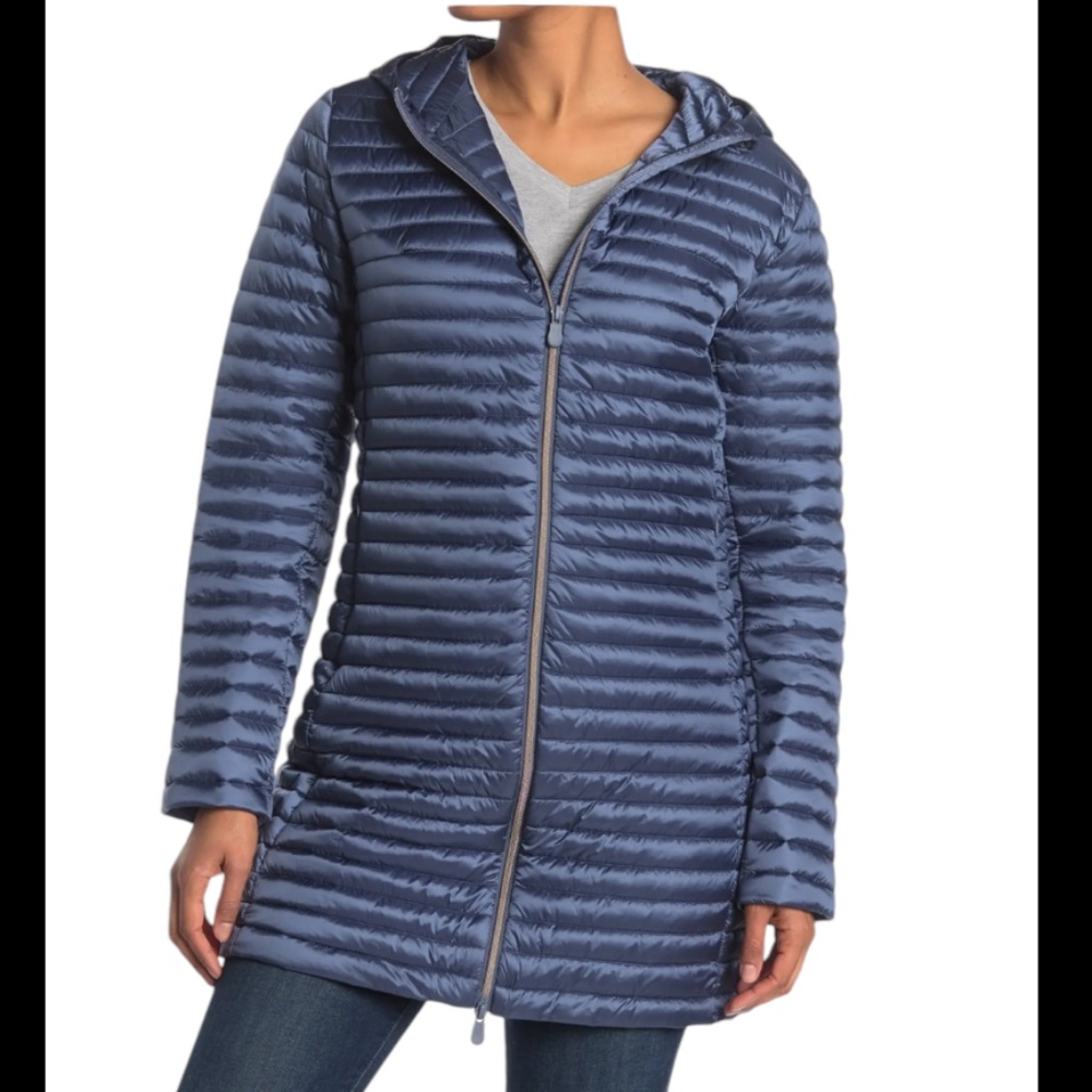 Save the duck Saffron Water Repellent Hooded Quilted Puffer Coat